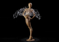 Outdoor Public Decoration Bronze Ballerina Water Fountain With Size 180cm Height